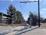 Looking east from Faculty Road Grade Crossing along the Princeton Branch